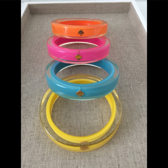 Jewelry - NEW KATE SPADE YELLOW RESIN BRACELET